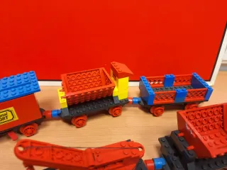 LOTE DE TRENES LEGO 180/181/724/726 AÑOS 70