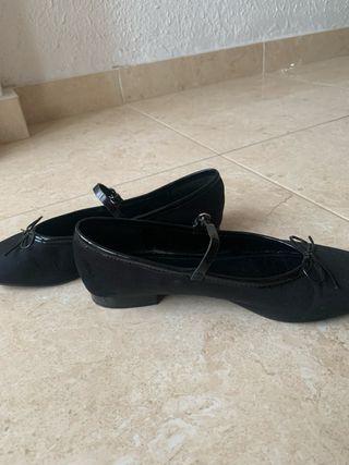 Bailarinas Mango Negras Talla 38