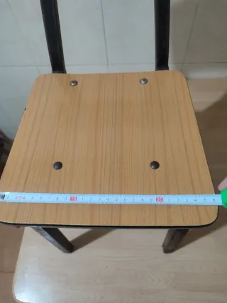 Silla infantil madera y metal