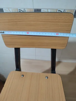 Silla infantil madera y metal