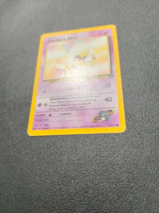 Carta Pokémon Sabrina's Abra 93/132