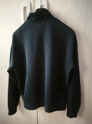 Jersey Nike Negro Media Cremallera