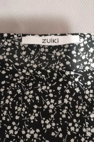 Vestito estivo donna fantasia floreale nero