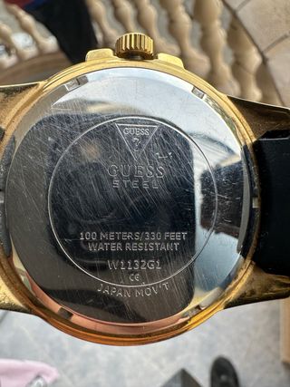 Reloj Guess GS Frontier Dorado y Negro