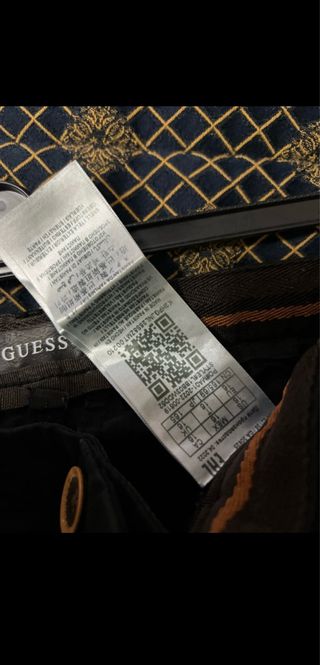 Pantaloni Guess neri uomo