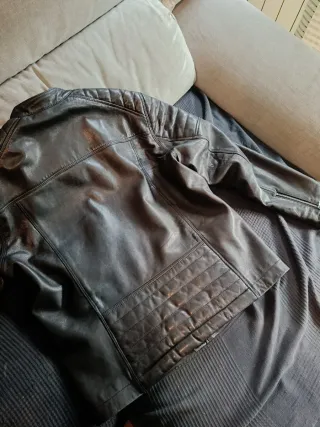Chaqueta de cuero Pepe Jeans Negra