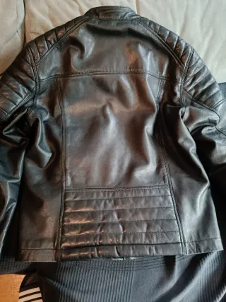 Chaqueta de cuero Pepe Jeans Negra