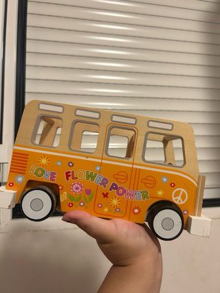Autobús de juguete madera