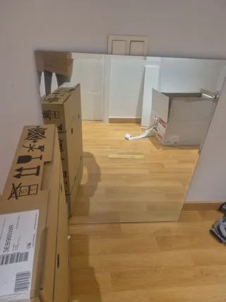 Specchio da bagno in cristallo nuovo 80x100