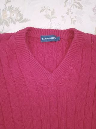 Maglione Rosso Crobb's Y2k Vintage Cotone Large
