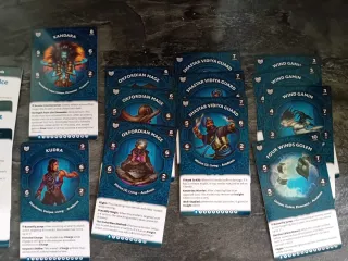 Malifaux Cartas arcanistas Sandeep Desai