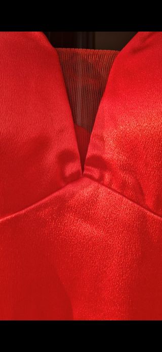 Vestido de invitada rojo