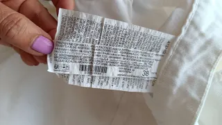 Falda vaquera blanca