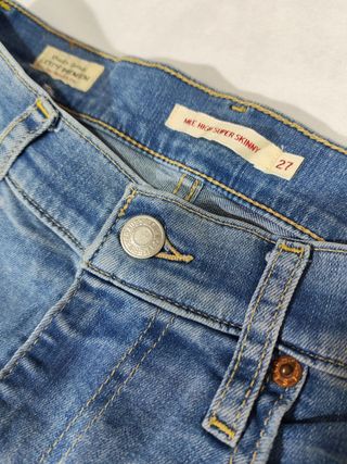 Levi's Jeans Donna Vita Alta Super Skinny W27 L32