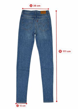 Levi's Jeans Donna Vita Alta Super Skinny W27 L32
