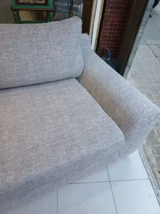 SOFÁ DE TELA/GRANDE/EXTRA CÓMODO/ IMPOLUTO/4PLAZAS