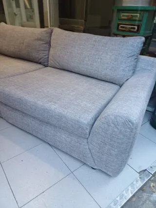 SOFÁ DE TELA/GRANDE/EXTRA CÓMODO/ IMPOLUTO/4PLAZAS