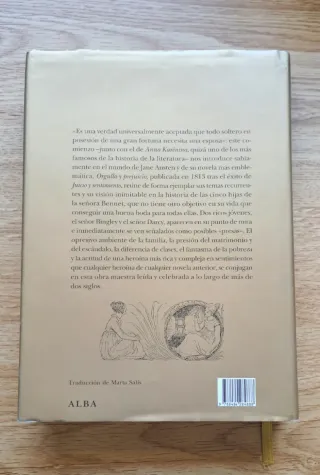 Libro Orgullo y prejuicio