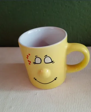 Pack 3 tazas cerámica caritas divertidas