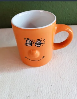 Pack 3 tazas cerámica caritas divertidas