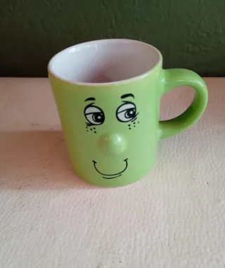 Pack 3 tazas cerámica caritas divertidas