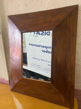 Espejo Madera Antiguo