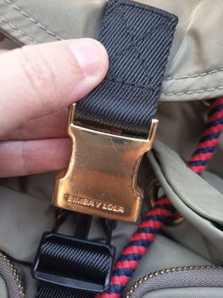 Mochila Bimba y Lola verde caqui