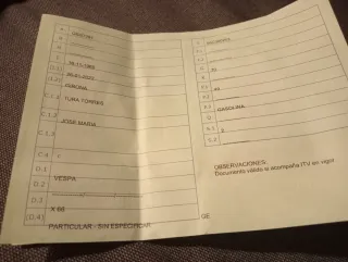 Vespa 49 CC Clásica 1965