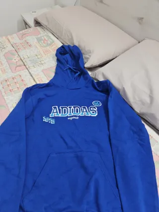 Sudadera Adidas Azul con Logo Originals