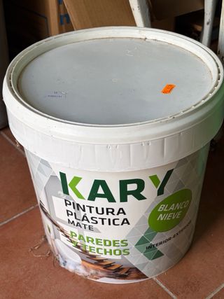Bote Pintura Blanca KARY Mate 4L