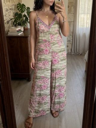 Mono ancho estampado floral