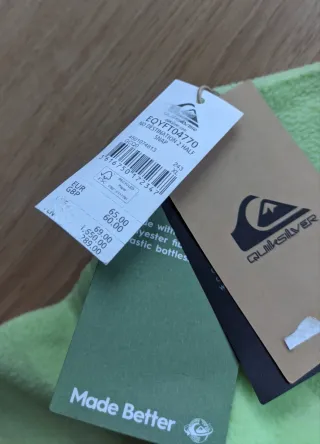 Forro Polar Quiksilver NUEVO con etiquetas XL