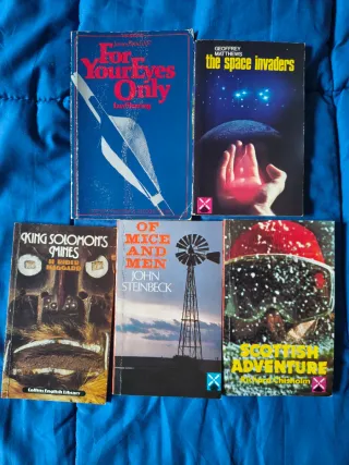 5 Libros de bolsillo