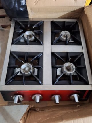 Cocina de gas 4 fuegos