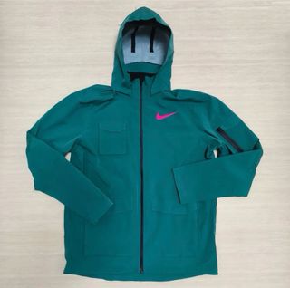 2 Cortavientos Nike Atletismo Verde y Rosa