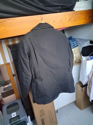 Chaqueta de moto negra