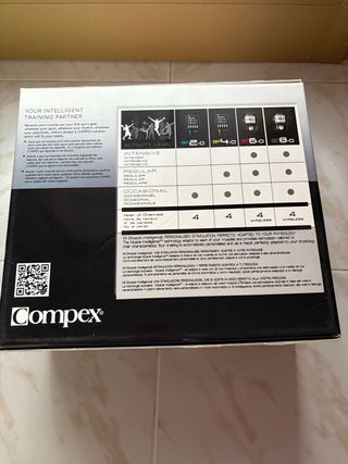Compex SP 8.0 Electroestimulador Unisex Negro