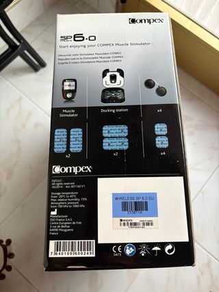 Compex SP 8.0 Electroestimulador Unisex Negro