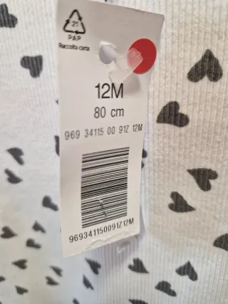 Maglia Idexe' 12 mesi bimba cuori