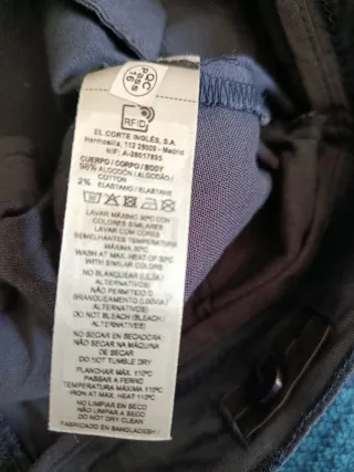 Pantalón chino gris talla 13-14