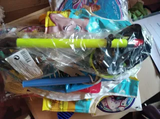 Flotador balón de plata chaleco gafas de bucear