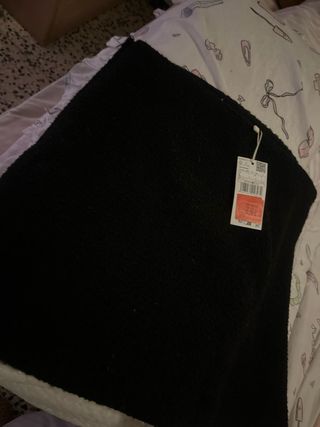 Falda Mango Talla L Negra