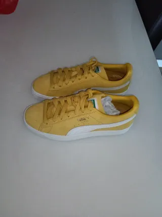 Zapatillas Puma Mujer Amarillas