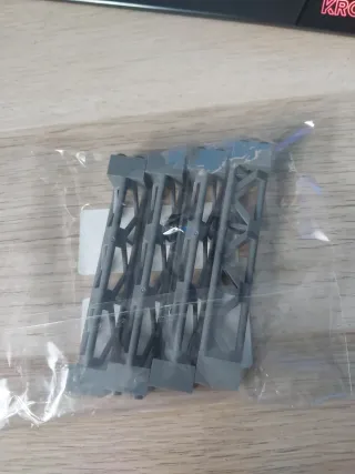 Set 4 Torri Colonne LEGO Grigie