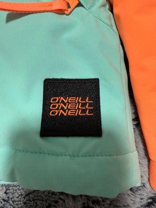 Chaqueta O'Neill niña naranja y verde talla 8