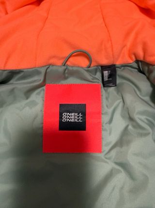 Chaqueta O'Neill niña naranja y verde talla 8