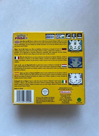 Pokemon Pinball Game Boy Color Nintendo