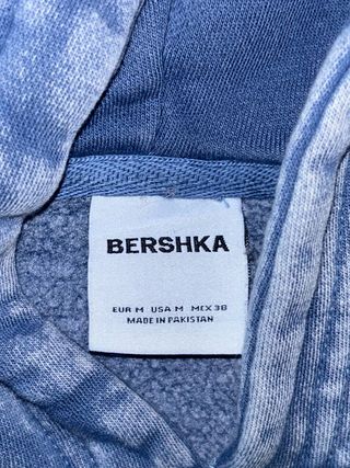 Sudadera Bershka efecto lavado