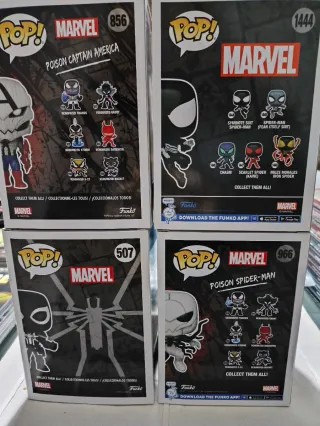 Pack Funko Pop simbiontes