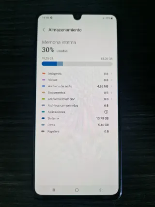 Samsung A40 Blu/Viola
